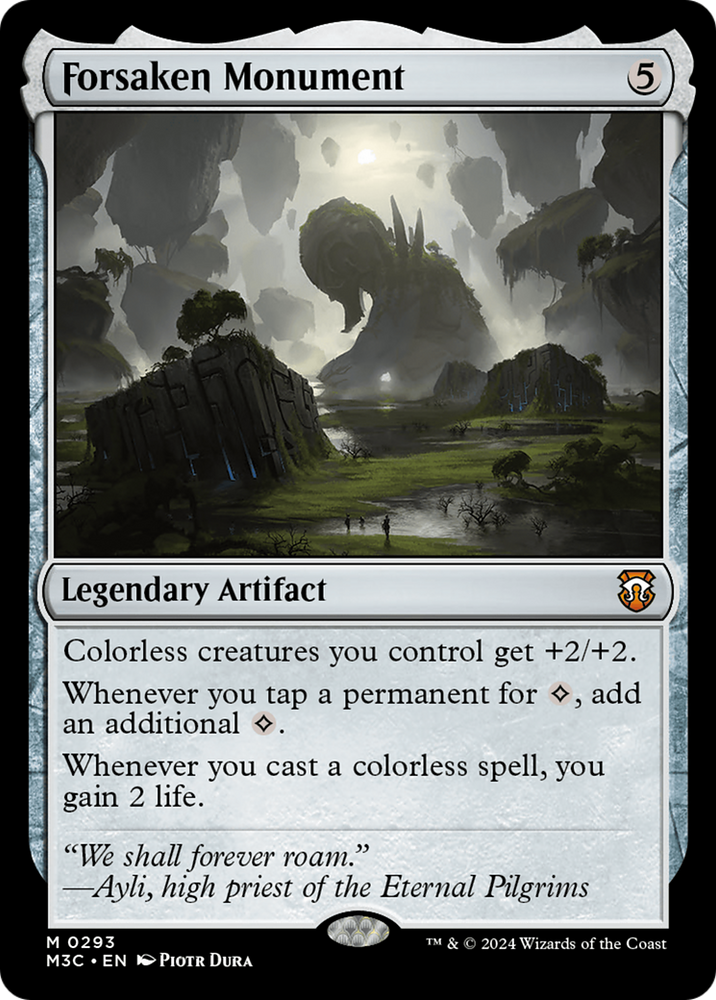 Monument abandonné (Ripple Foil) [Modern Horizons 3 Commander] 