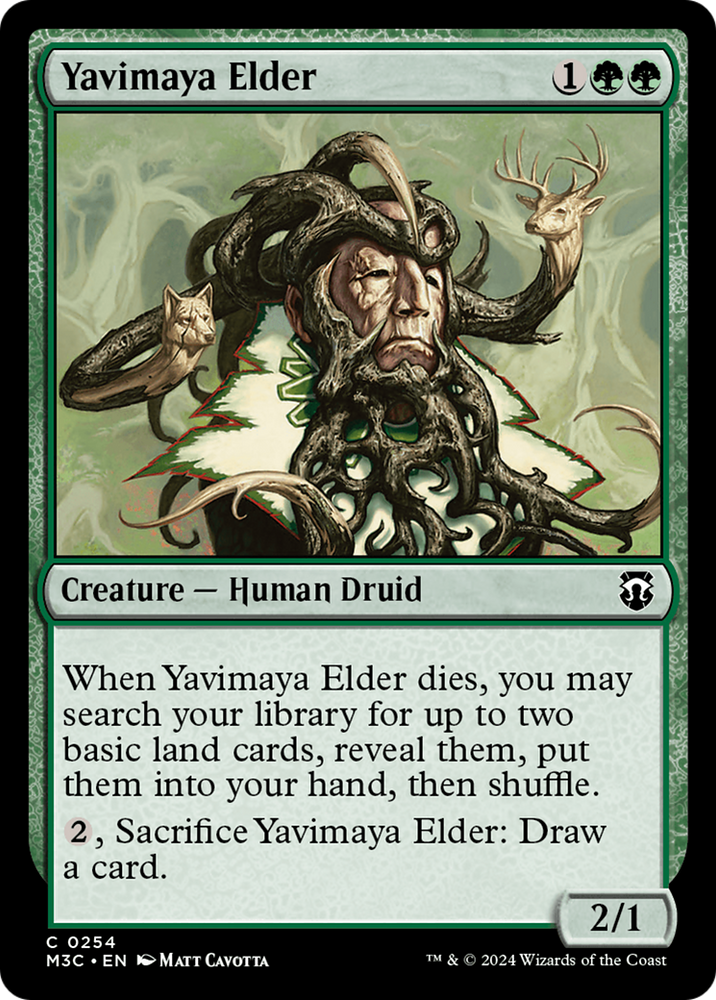 Yavimaya Elder (Ripple Foil) [Modern Horizons 3 Commander] 