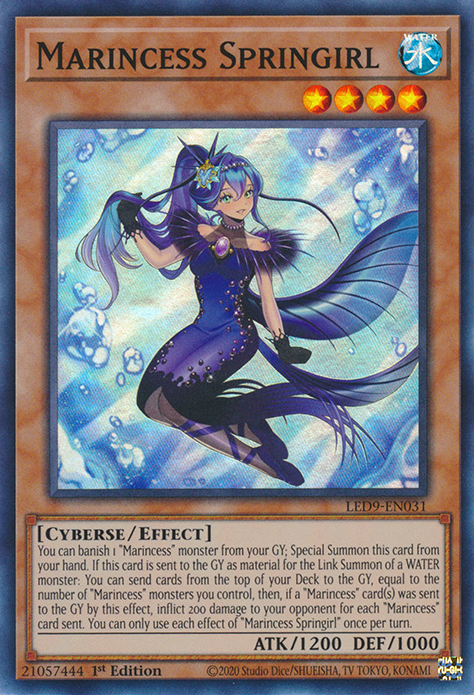 Marincess Springirl [LED9-EN031] Super Rare