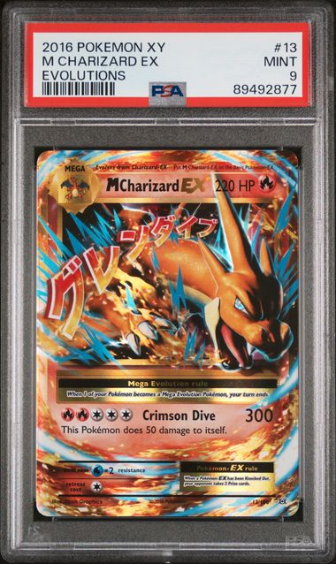 Pokemon - PSA 9 - M Charizard - EX Evolutions