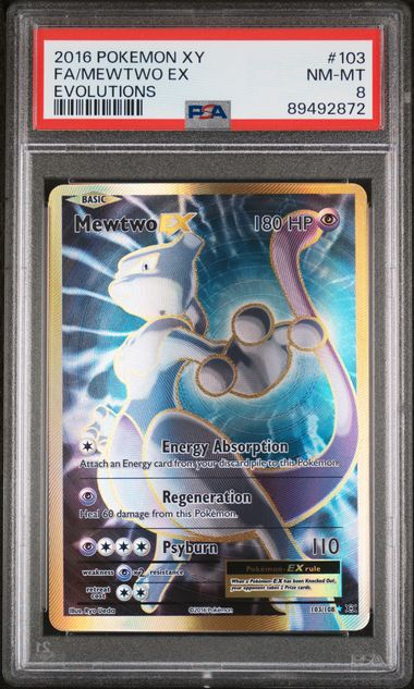 Pokemon - PSA 8 - Mewtwo EX - EX Evolutions