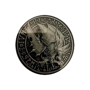 Yugioh - YCS Pre-Register "Dark Paladin" Coin (Silver)