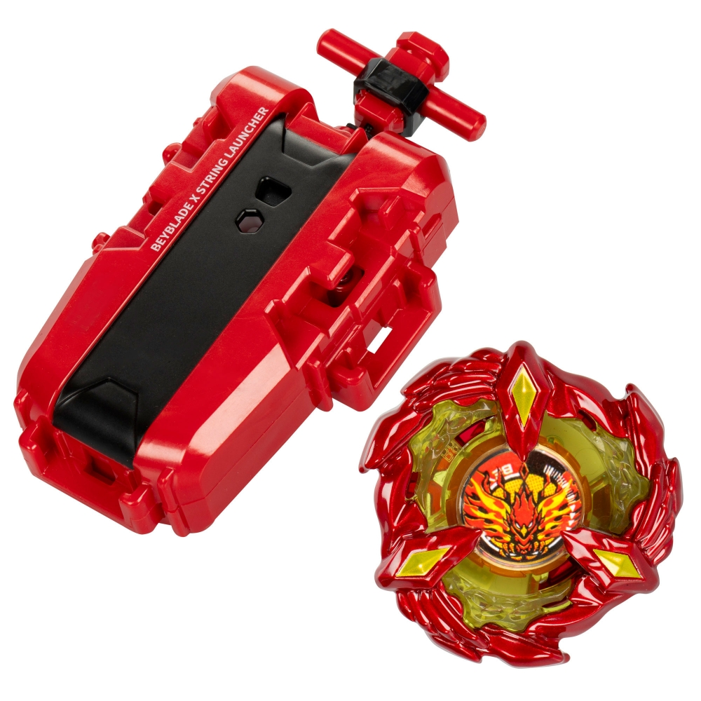 Beyblade X Soar Phoenix Deluxe String Launcher Set