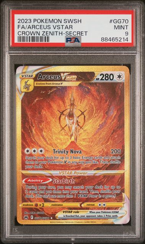 Pokemon - PSA 9 - Arceus V Star - Crown Zenith