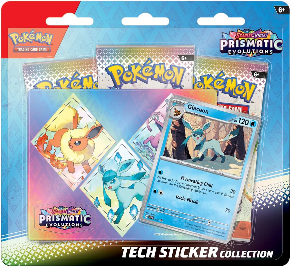 Pokemon - SV8.5 Prismatic Evolutions Tech Sticker Collection (Pre-Order)