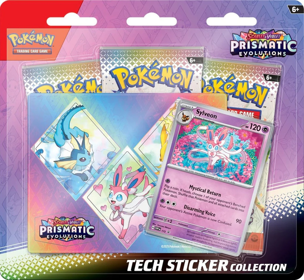 Pokemon - SV8.5 Prismatic Evolutions Tech Sticker Collection (Pre-Order)