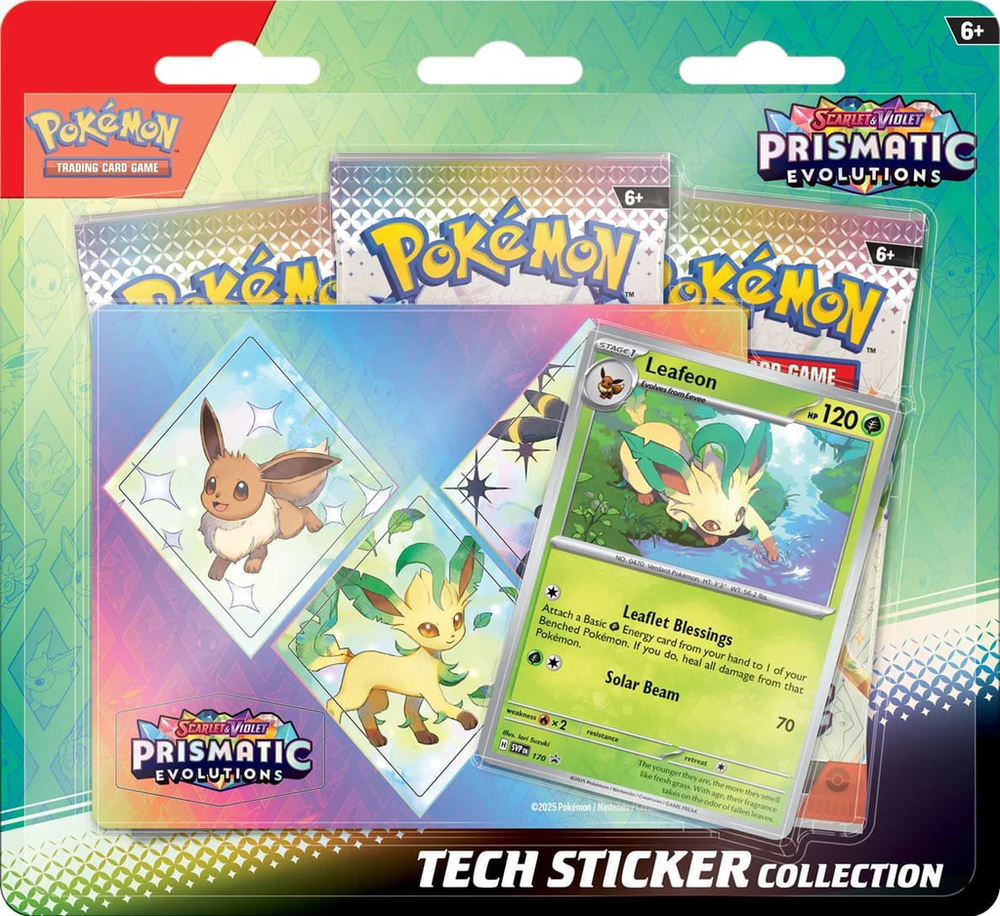 Pokemon - SV8.5 Prismatic Evolutions Tech Sticker Collection (Pre-Order)