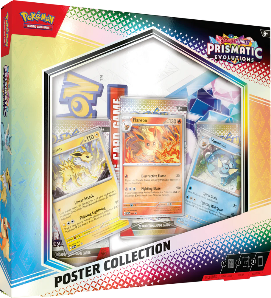 Pokemon - SV8.5 Prismatic Evolutions Poster Collection (Pre-Order)