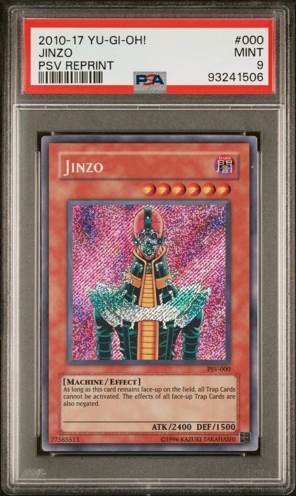 Yugioh - PSA 9 - Jinzo - Secret Rare - PSV